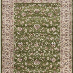 Високощільний килим Royal Esfahan 3403A Green-Cream  - Висока якість за найкращою ціною в Україні